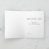 Vaderdag 4 fotocollage hou van je papa marine kaart (Binnen)