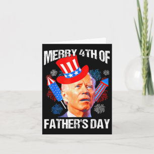 Vaderdag 4 juli Grappig Joe Biden Memorial D Kaart