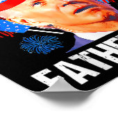 Vaderdag 4 juli Grappig Joe Biden Memorial D Poster (Hoek)