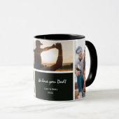 Vaderdag 5 Aangepaste tekst voor foto's Mok (Voorkant rechts)