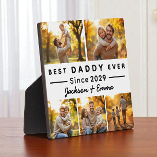 Vaderdag 5 Fotocollage Beste papa ooit Fotoplaat