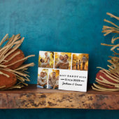 Vaderdag 5 Fotocollage Schattige Beste Daddy Ooit Fotoplaat (Zijkant)