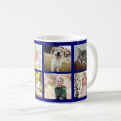 Vaderdag 6 Foto Keepomwille Handyman Dad Blue Koffiemok (Voorkant rechts)