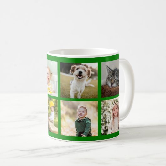 Vaderdag 6 Foto Keepomwille Handyman Dad Green Koffiemok (Voorkant rechts)