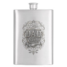 Vaderdag 8 oz roestvrijstalen fles