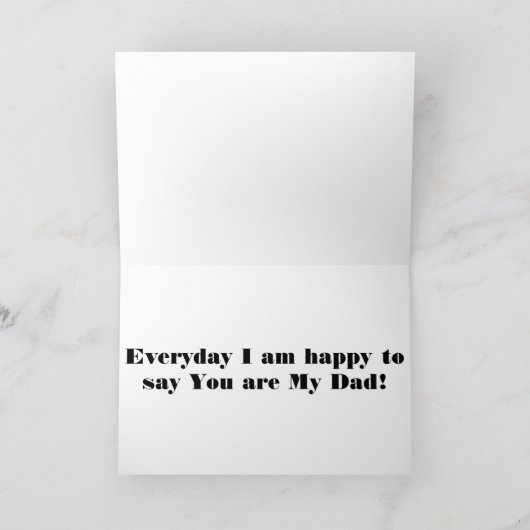 **VADERDAG** AAN HET MAN DAT MIJ HEEFT GEVRAAGD KAART (Binnen)