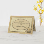 Vaderdag - Aan onze schoonzoon Kaart (Gele Bloem)