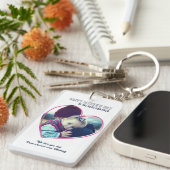 Vaderdag Aangepast Lijst voor foto's Koude vader Sleutelhanger (Voorkant Rechts)