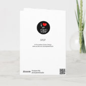 Vaderdag,  Aangepaste foto – Gepersonaliseerd Kaart (Achterkant)