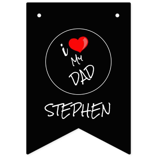 Vaderdag, aangepaste foto - op maat gemaakt vlaggetjes (Tweede vlag)