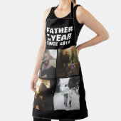 Vaderdag Aangepaste fotocollage vader van het jaar Schort (Insitu)