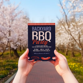Vaderdag Achtertuin BBQ Party Kaart