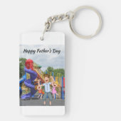 Vaderdag Acryl Sleutelhanger (achterkant)