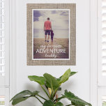 Vaderdag Adventure Buddy Imitatie Canvas Print<br><div class="desc">Viel je favoriete avontuurmaatje deze Vaderdag met onze Favoriete Adventure Buddy Foto Faux Canvas Print! Deze prachtige afdruk is voorzien van een aanpasbare foto van u en uw vader, omringd door een verbluffend faux canvastextuur die het de blik en het gevoel geeft van een echt canvasschilderij. Of je vader nu...</div>