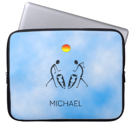 Vaderdag African Silhouette Drumming Laptop Sleeve