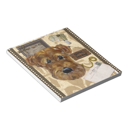 VADERDAG AIREDALE NOTITIEBLOK (Schuin)