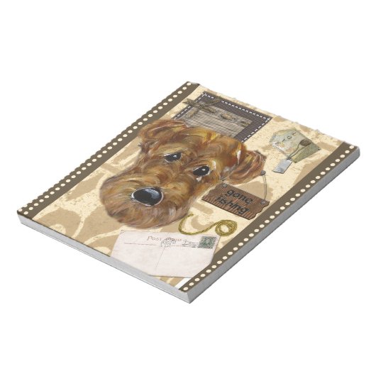 VADERDAG AIREDALE NOTITIEBLOK (Linkerzijde)