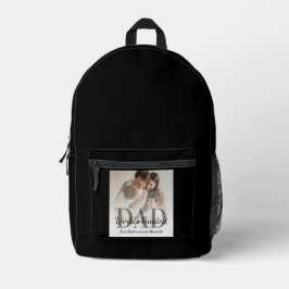 Vaderdag Allerbeste Papa met foto Bedrukte Rugzak