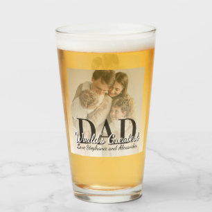 Vaderdag Allerbeste Papa met foto Glas