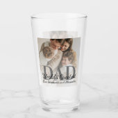 Vaderdag Allerbeste Papa met foto Glas (Voorkant)
