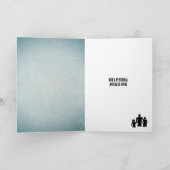 Vaderdag - Als een vader - Familie met zijn naam Kaart (Binnen)