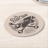 Vaderdag | Als je het breekt, zal hij het oplossen Ronde Kartonnen Onderzetter (Gebogen)