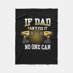 Vaderdag als mijn vader niet kan herstellen fleece deken