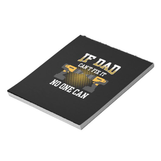 Vaderdag als mijn vader niet kan herstellen notitieblok (Linkerzijde)