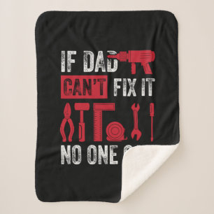 Vaderdag als pap niet kan herstellen sherpa deken