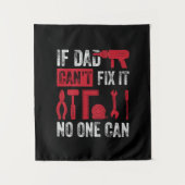 Vaderdag Als Papa Niet Kan Repareren Wandkleed (Voorkant)