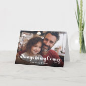 Vaderdag altijd in mijn hoek foto kaart (Voorkant)