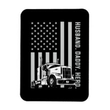 Vaderdag | Amerikaanse vlag van Trucker Dad