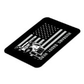 Vaderdag | Amerikaanse vlag van Trucker Dad Magneet (Linkerzijde)