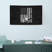 Vaderdag | Amerikaanse vlag van Trucker Dad Spandoek (Beurs)