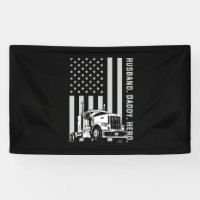 Vaderdag | Amerikaanse vlag van Trucker Dad
