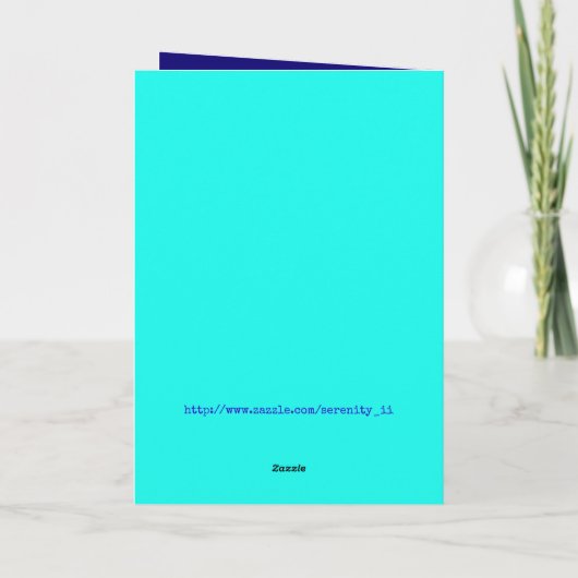 Vaderdag Anagrammen kaart (Achterkant)