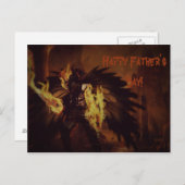 Vaderdag Angel Briefkaarten (Voorkant / Achterkant)