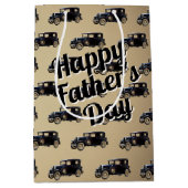 Vaderdag Antiek auto Medium Cadeauzakje (Voorkant)