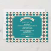 Vaderdag Argyle Invitation Kaart (Voorkant)