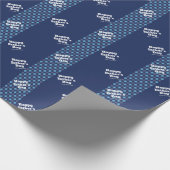 Vaderdag Argyle Modern Check patroon, Cadeaupapier (Hoek)