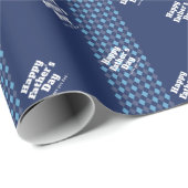 Vaderdag Argyle Modern Check patroon, Cadeaupapier (Rol Hoek)