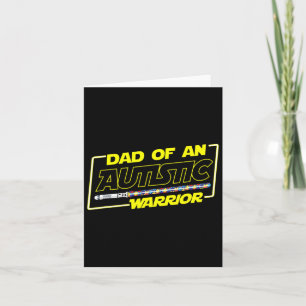 Vaderdag Autismestrijder Bewustzijn Papa Voor Mann Kaart