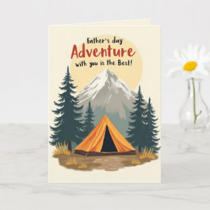 Vaderdag Avontuur Camping Thema Kaart