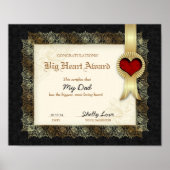 Vaderdag Award Beste vader Poster (Voorkant)