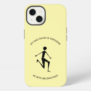Vaderdag Awesome Silhouette Atleet iPhone 13 Hoesje