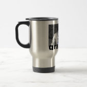 Vaderdag B/W Foto Mijn opa Travel Mug Reisbeker (Links)