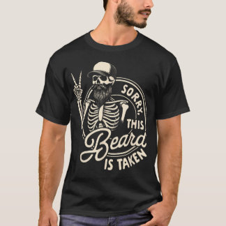 Vaderdag Baardige Papa Sorry Deze Baard Is T-shirt