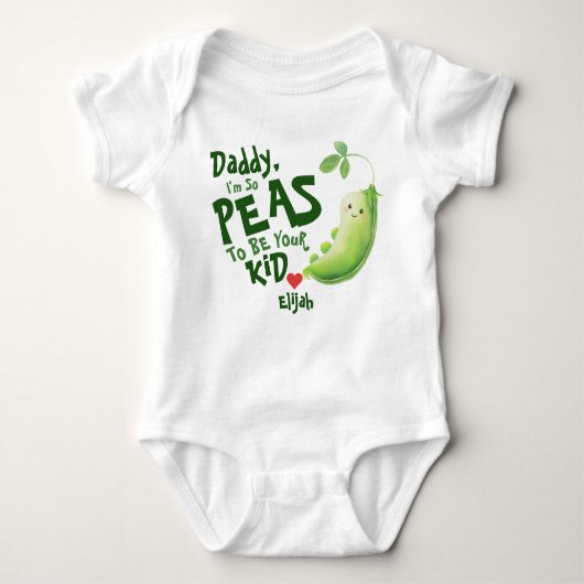 Vaderdag Baby Outfit - Schattige cadeau voor papa Romper (Voorkant)