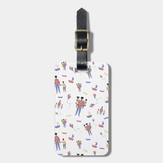 Vaderdag Bagage Label (Voorkant verticaal)