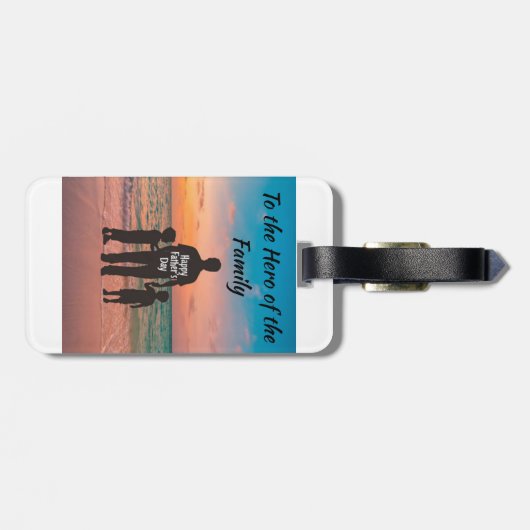 Vaderdag Bagagelabel (Achterkant horizontaal)